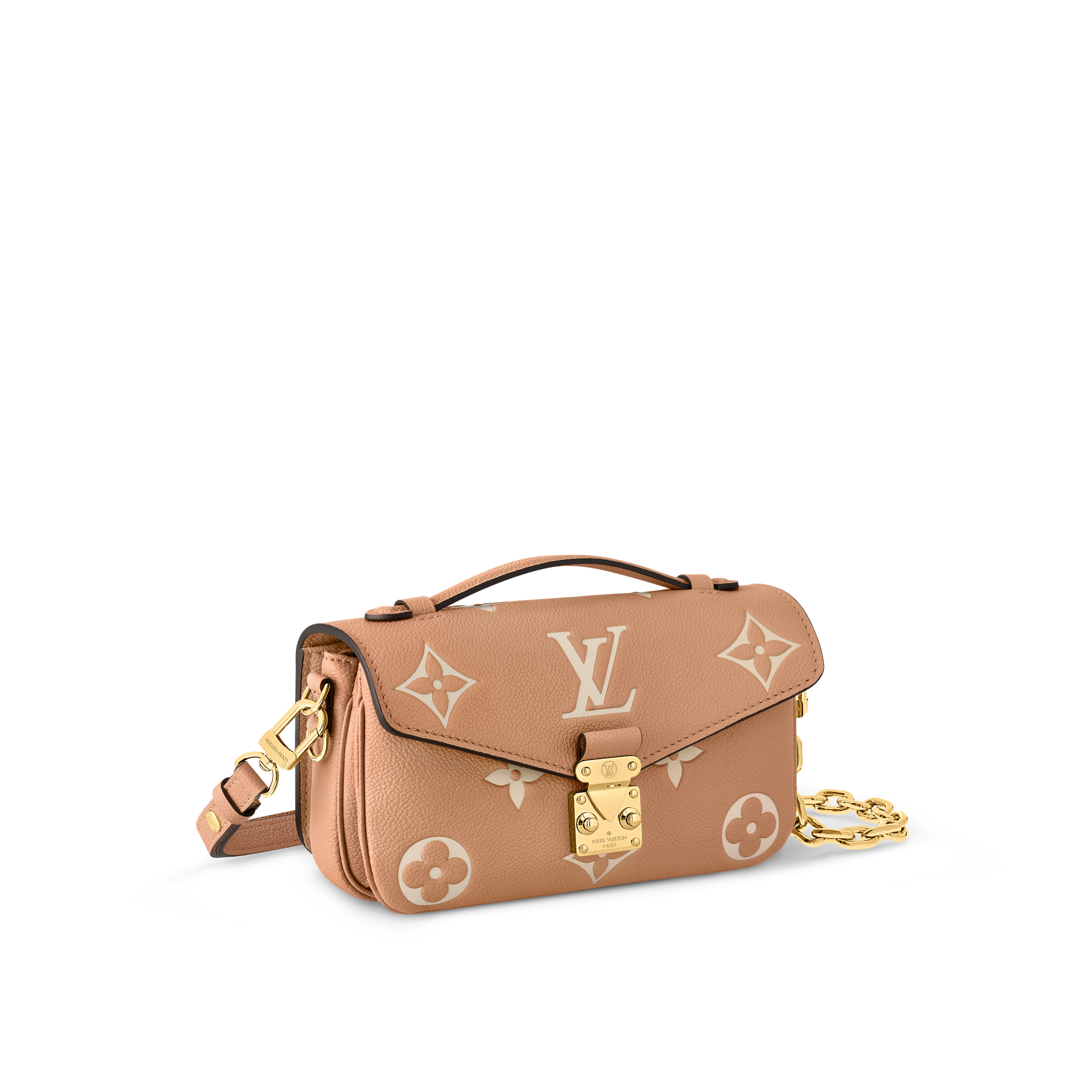 【ルイヴィトン・Louis Vuitton 】Pochette Metis East West Pochette Métis East West Monogram Empreinte Leather - Women